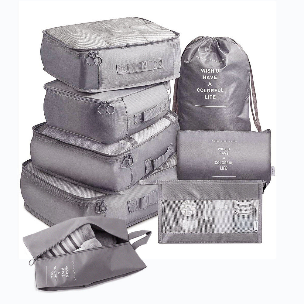 TravelEase Reisegepäck-Organisationsset - 8-teiliges Set. Jetzt KOSTENLOSER Kulturbeutel!