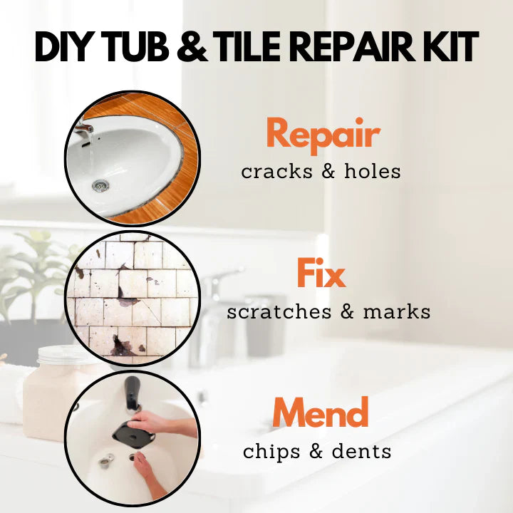 ReparaturWunder™ - Schnelle Reparatur für deine Fliesen – Einfach, effektiv & kostengünstig!