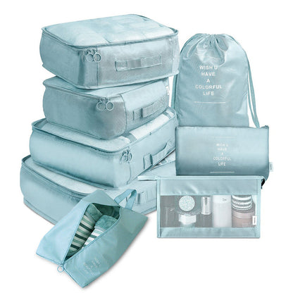 TravelEase Reisegepäck-Organisationsset - 8-teiliges Set. Jetzt KOSTENLOSER Kulturbeutel!