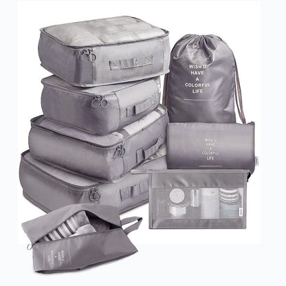 TravelEase Reisegepäck-Organisationsset - 8-teiliges Set. Jetzt KOSTENLOSER Kulturbeutel!