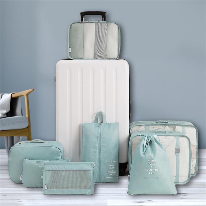 TravelEase Reisegepäck-Organisationsset - 8-teiliges Set. Jetzt KOSTENLOSER Kulturbeutel!